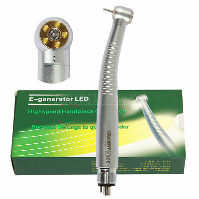 #ad us 5 LED lamp Dental LED E generator Fiber Optic Handpiece 4H Turbine