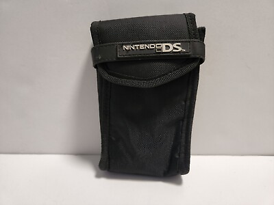 #ad Black Nintendo DS Carrying Case Pouch Wallet