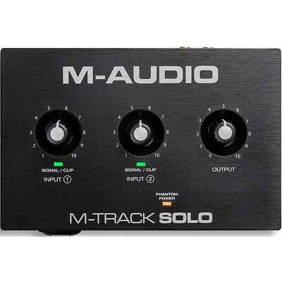#ad M Audio M Track Solo 2 Channel USB Audio Interface