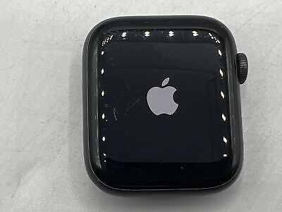 #ad Apple Watch Series 5 A2095 MWW12LL A 44mm 32GB 10.1.1 GPSGSM Unlocked Gray Read