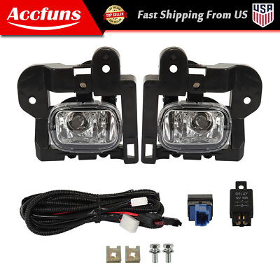 #ad Clear Fog Lights LampSwitchWiring Halogen For 2021 2023 Rogue Frontier X Trail