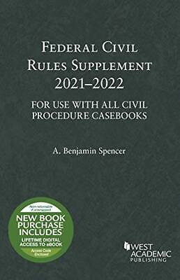 #ad #ad Federal Civil Rules Supplement 2021 2022 For Use with All Civil Procedu GOOD