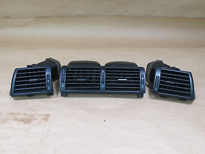 #ad 🥇01 06 BMW E46 3 SERIES SET OF 3 DASH FRONT LEFT CENTER RIGHT A C AIR VENT OEM
