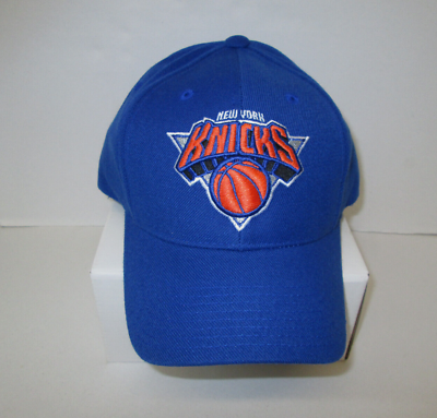 #ad New NBA Men#x27;s New York Knicks Embroidered Adjustable Structured Cap Hat OSFA