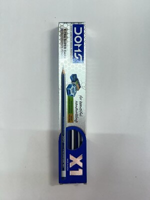 #ad doms X1 pencil with fancy eraser and sharpener free.