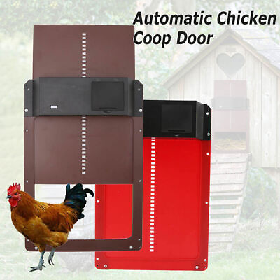 #ad Light Sensor Automatic Chicken Coop Door Opener Battery Operated Not Included