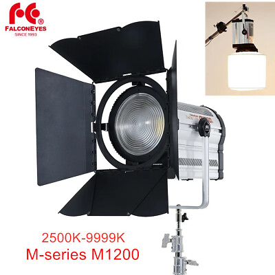 #ad Falcon Eyes M1200 1200w Led Video COB Light 2500 9999K advanced lighting Control