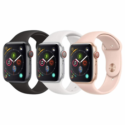 #ad Apple Watch Series 5 44mm GPS Cellular Unlocked Aluminum Case 2019 Very Good