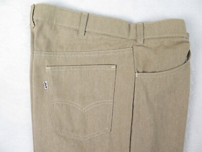 #ad Levi#x27;s Jeans Men#x27;s 38 x 32 With a Skosh More Comfort Tan Soft Cotton White Tag