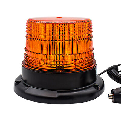 #ad LED Amber Rotating Beacon Flashing Light Emergency Warning Strobe for Car Truck