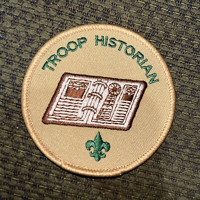#ad Used Current Boy Scout Troop Historian Position Patch