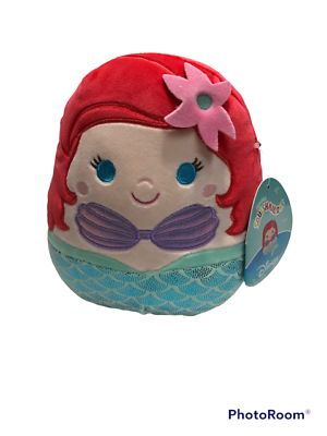 #ad New Disney Ariel Mermaid Squishmallows Plush Toy or Doll By Kelly Toy Holding