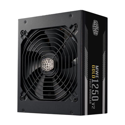 #ad Power Supply COOLER MASTER 1250 Watts Efficiency 80 PLUS GOLD PFC Active MT