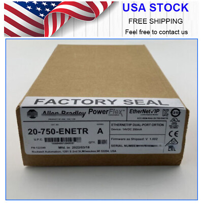 #ad 1PCS NEW IN BOX Allen Bradley 20 750 ENETR FACTORY SEALED FREE SHIP SERIES A
