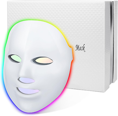 #ad 7 Color LED Face Mask for Professional and Home Use