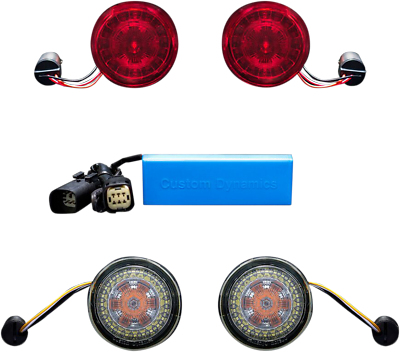 #ad Custom Dynamics Probeam Led Turn Signal Conv Kit For Harley Davidson Pb Ss Kit1