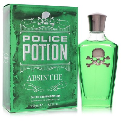 #ad Police Potion Absinthe by Police Colognes Eau De Parfum Spray 3.4 oz For Men
