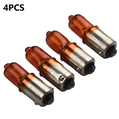 #ad Motorcycle Indicator Bulbs Replacement Turn Signal Universal 4pcs Amber