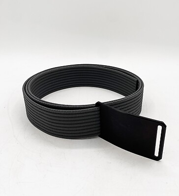 #ad Grip6 Men#x27;s Nylon Tactical Belt 49L x 1.5W Black Aluminum Buckle Low Profile USA