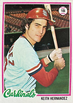 #ad #ad 1978 Topps #143 Keith Hernandez Baseball Card St. Louis Cardinals