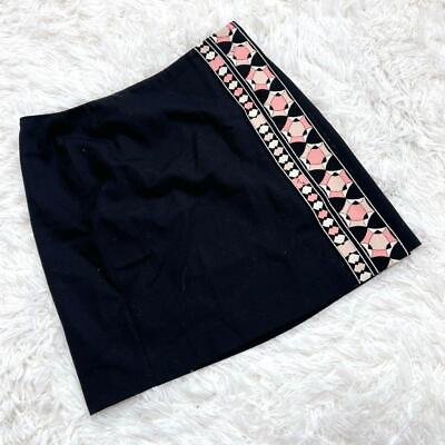 #ad EMILIO PUCCI Size 36 Wrap Skirt Floral Pattern