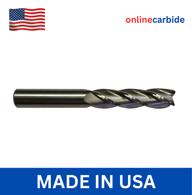 #ad #ad 1 2quot; 4 FLUTE X LONG CARBIDE END MILL 3 x 6