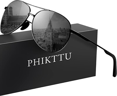 #ad #ad Phikttu Classic Aviator Sunglasses for Men Women Sports Sun glasses Polarized