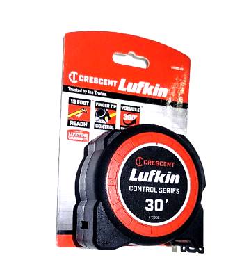 #ad Crescent Lufkin Control Series Tape Measure 30#x27; Durablewith very large numbers.