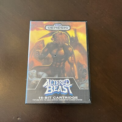 #ad Altered Beast Sega Genesis 1989 Game Case No Manual No Tested