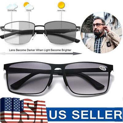 #ad Multifocal Reading Glasses 180° Rotatable Sunglasses
