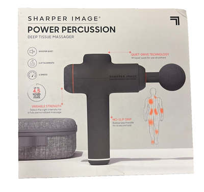 #ad Sharper Image Power Percussion Deep Tissue Massager #17D3