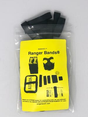 #ad Ranger Bands® 24 Mix Heavy Duty EPDM Rubber Tactical Bands Survival Gear USA