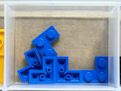 #ad LEGO Parts Blue Plate 2 x 2 Corner No 2420 QTY 5
