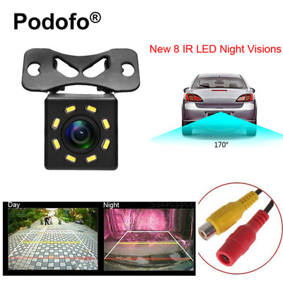 #ad 170º 8 LED Car Rear View Reverse Waterproof Back up Parking Camera Night Vision