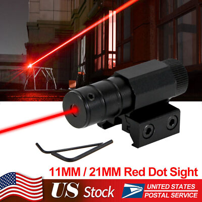 #ad Mini Red Beam Laser Sight For Ruger 57 P95 FN 45 SR9 SR40 Glock 17 19 22 USA