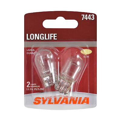 #ad #ad SYLVANIA 7443 Long Life Miniature Bulb Contains 2 Bulbs