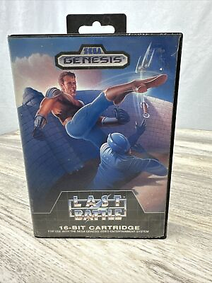 #ad Last Battle Sega Genesis 1990 With Box Tested And Working Free Shipping