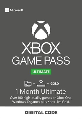 #ad Xbox Ultimate Game Pass 1 Month Code INSTANT DELIVERY