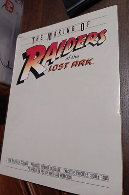 #ad The making of Raiders Of The Lost Ark pamphlet Press Release by philip schumann