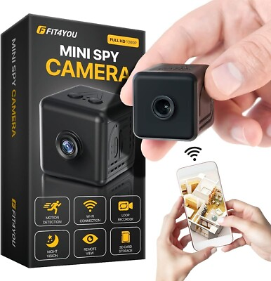 #ad Mini Hidden Camera Wifi Home Security Cam Full HD 1080P Night Vision Audio