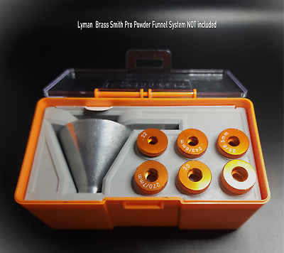 #ad Lyman Brass Smith Pro Powder Funnel system case insert. Fits set 7752432