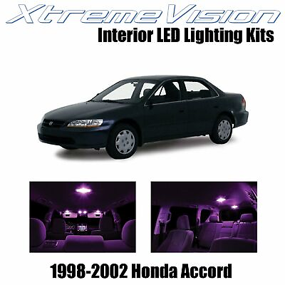#ad #ad XtremeVision Interior LED for Honda Accord 1998 2002 12 PCS Pink