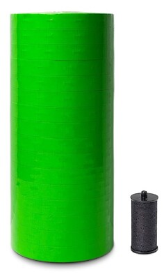 #ad FLUORESCENT GREEN LABEL FOR MONARCH 1110 PRICING GUN 1 SLEEVE=16ROLLS