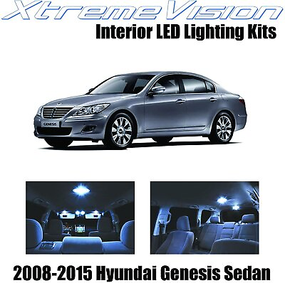 #ad #ad XtremeVision Interior LED for Hyundai Genesis Sedan 2008 2015 10 Pieces ...