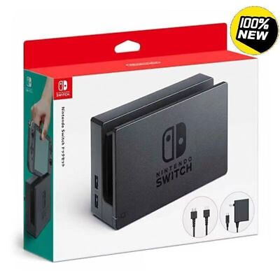 #ad Official Nintendo Switch Charging TV Dock Only Black Nintendo Switch NEW