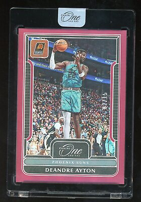 #ad Deandre Ayton 2022 23 Panini One and One Red #55 # 15 Encased