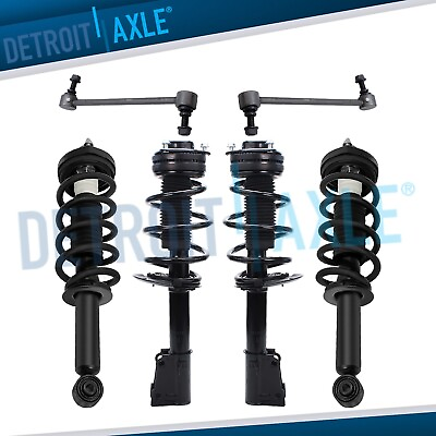 #ad Front amp; Rear Struts w Coil Spring Sway Bar Links for 2011 2019 Dodge Journey