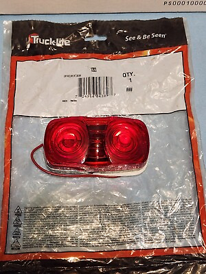 #ad 1203 Red Truck Lite Signal Stat Marker Clearance Light Incandescent Hardwired