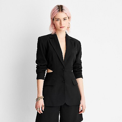 #ad Women#x27;s Cut Out Blazer Future Collective with Alani Noelle