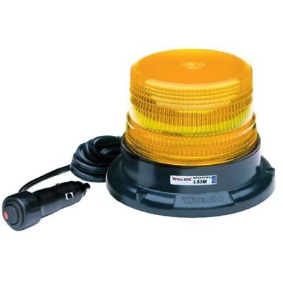 Whelen Engineering L53AM L53 Class 3 LED Beacon Amber Magnetic Mount NEW